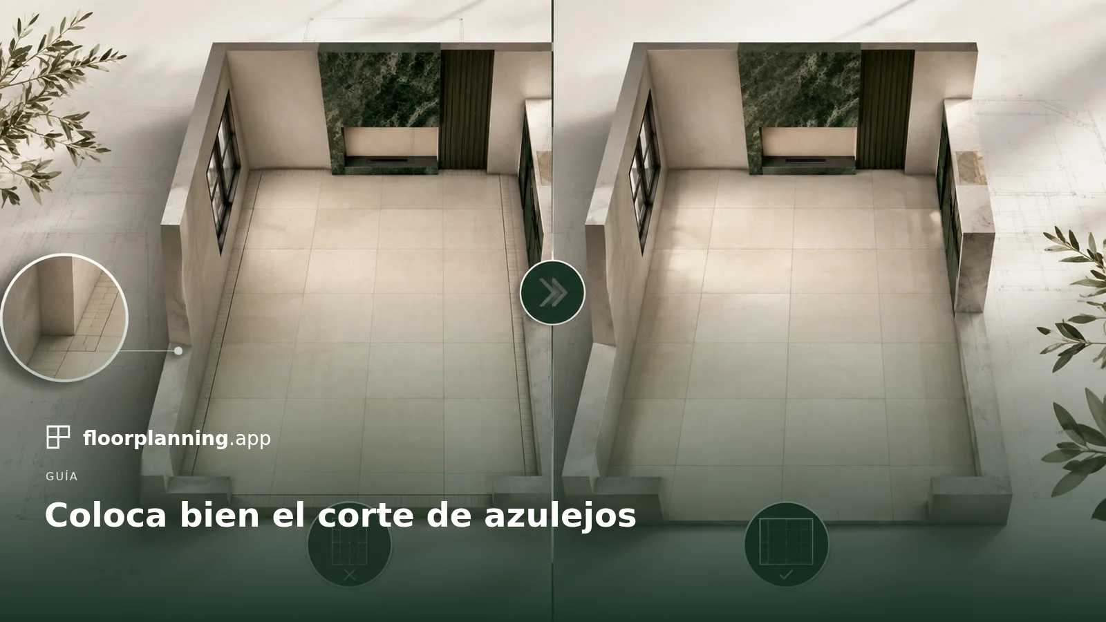 ¿Dónde va el corte? ¿Qué pared lo admite?
