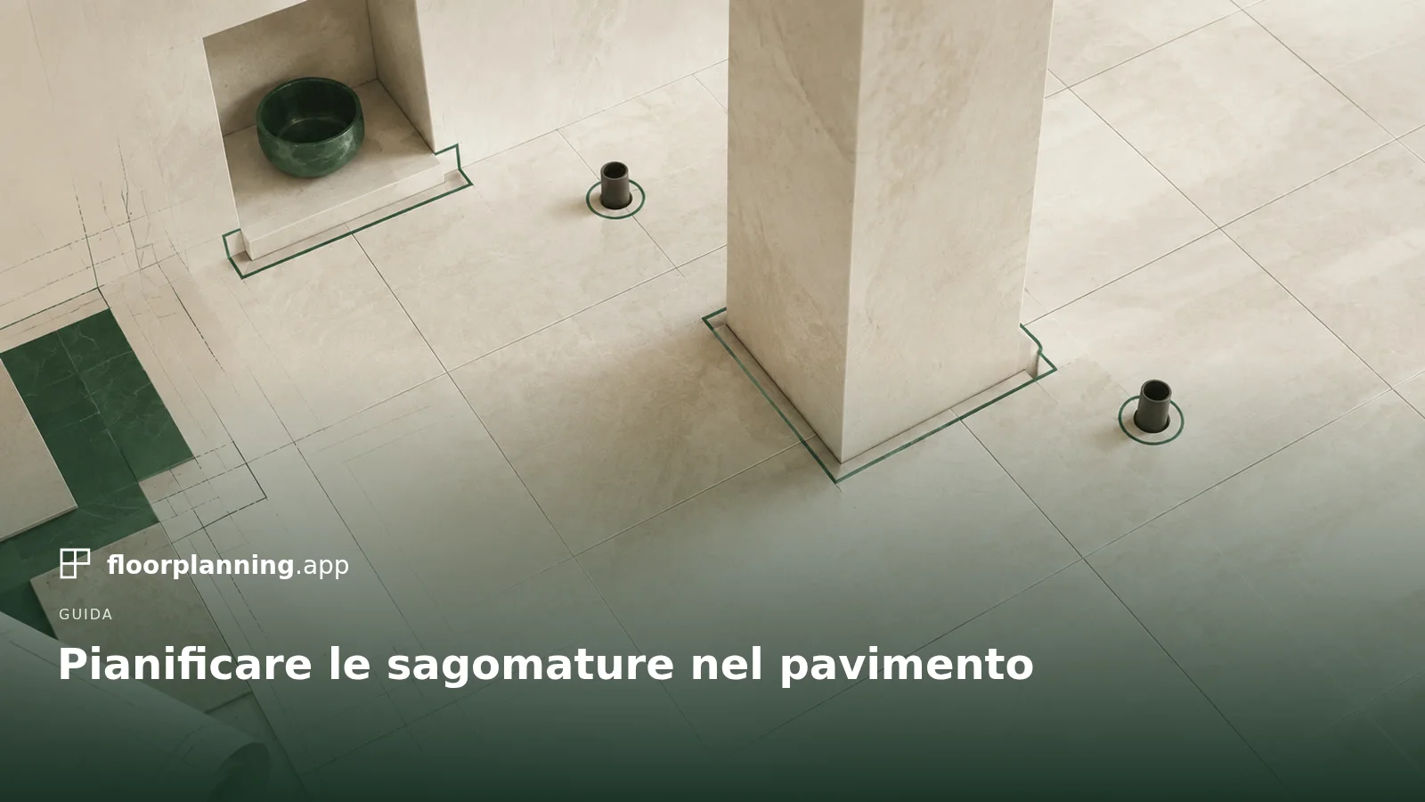 Pianificare ritagli: nicchie, colonne, tubi
