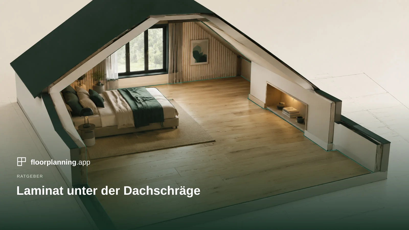 Dachschräge: Laminat unter der Schräge planen