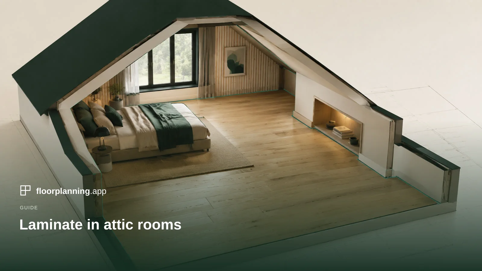 Attic slopes: planning laminate under the roof pitch