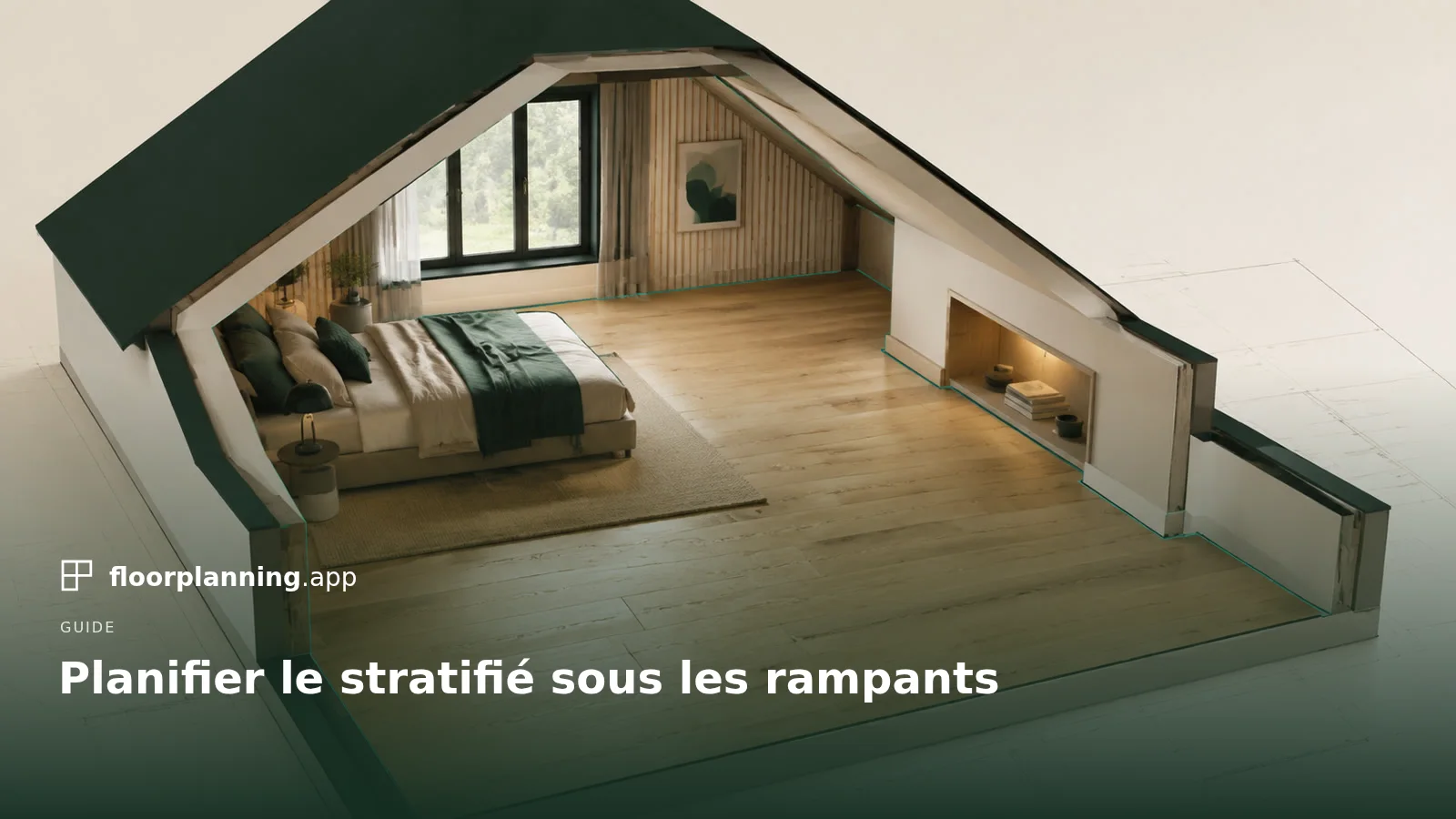 Sous-pente : planifier la pose du stratifié