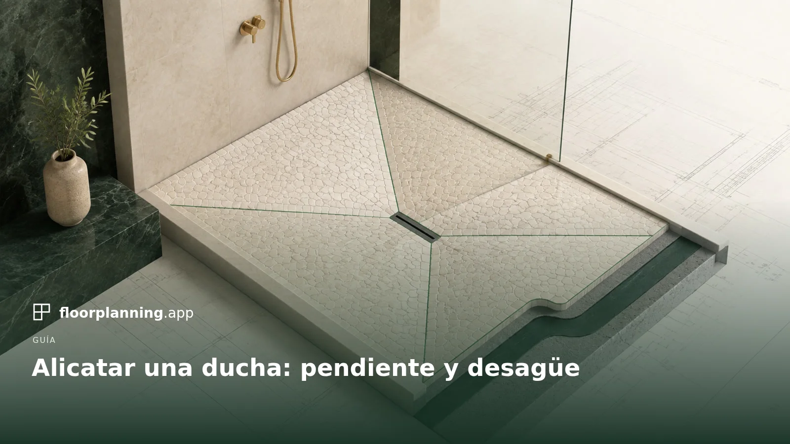 Azulejar la ducha: pendiente, desagüe e impermeabilización bien planificados