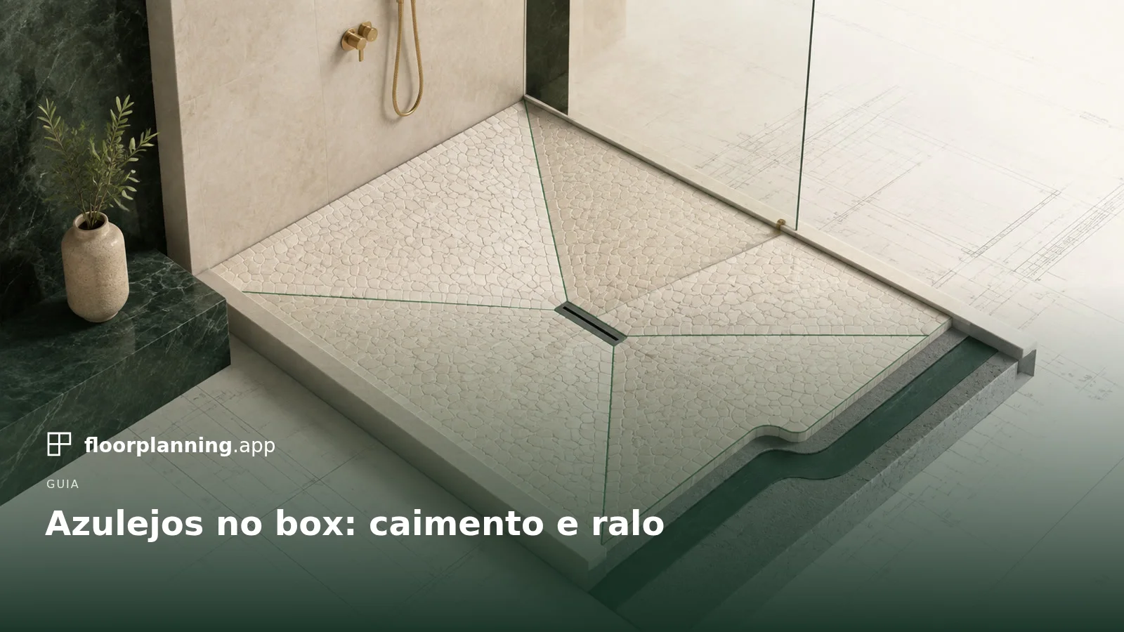 Revestir o box: planejar corretamente a inclinação, o ralo e a impermeabilização