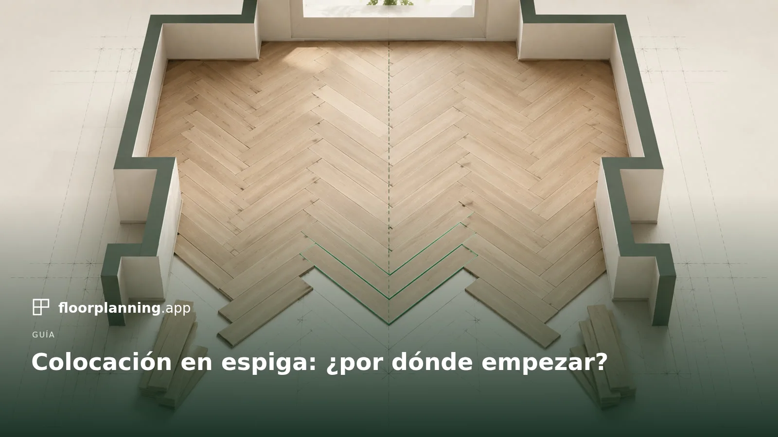 Colocar en espiga: ¿Desde qué esquina?