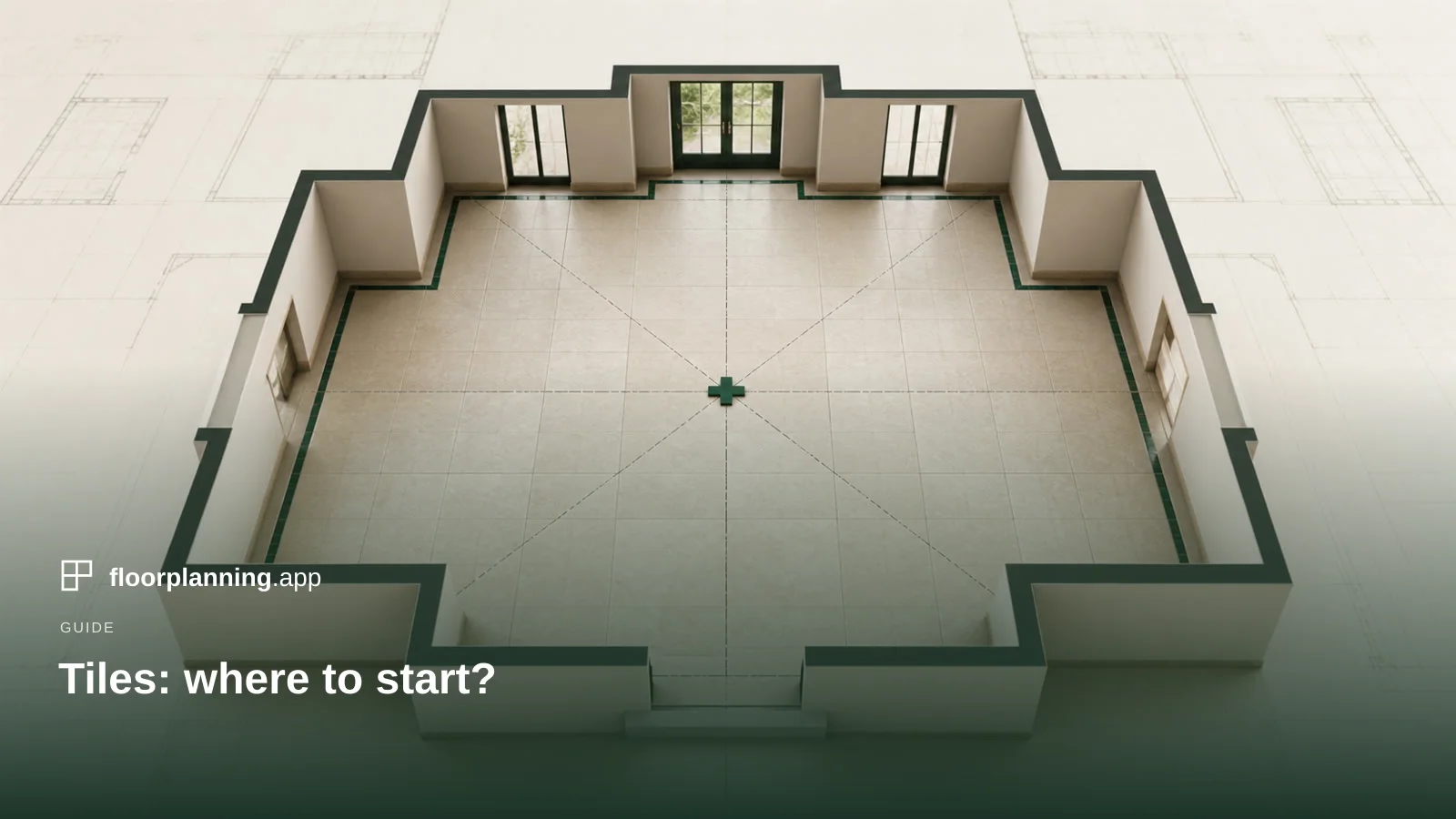 Laying tiles: where do you start – centre or wall?