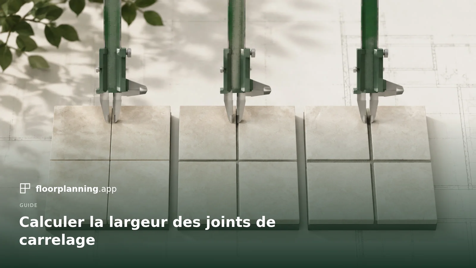 Largeur des joints : quand 2 mm ou 5 mm changent le nombre de carreaux