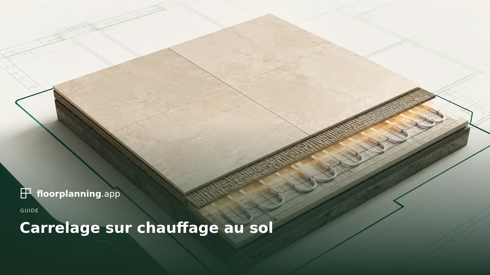 Pose de carrelage sur plancher chauffant : structure, joints et isolation aux bruits d'impact