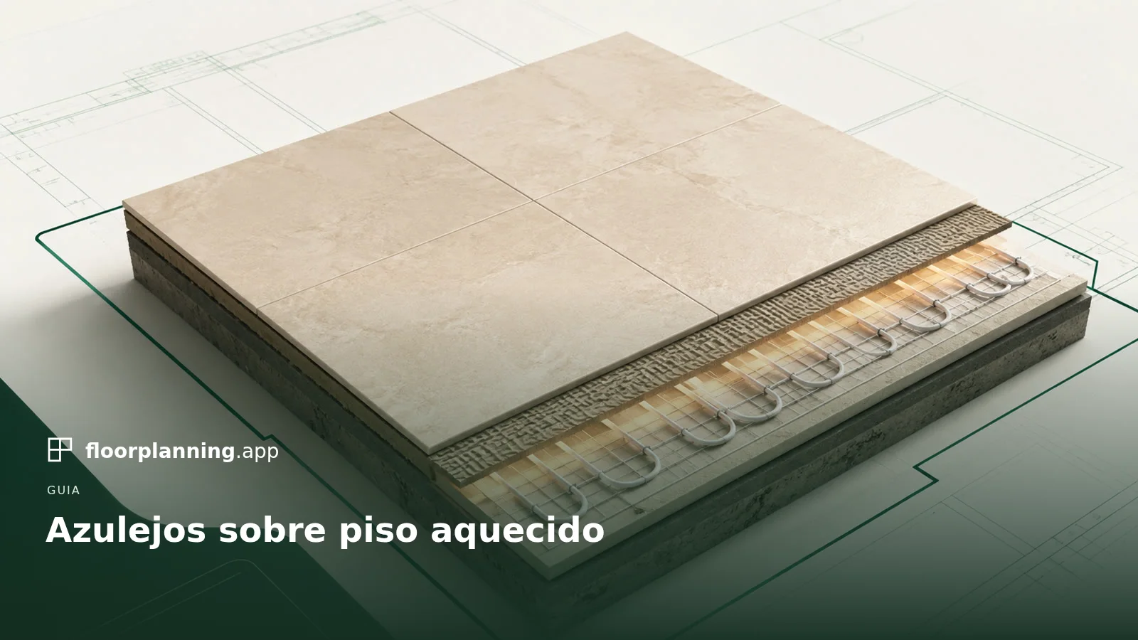 Assentar azulejos sobre piso aquecido: camadas, juntas e isolamento acústico de impacto