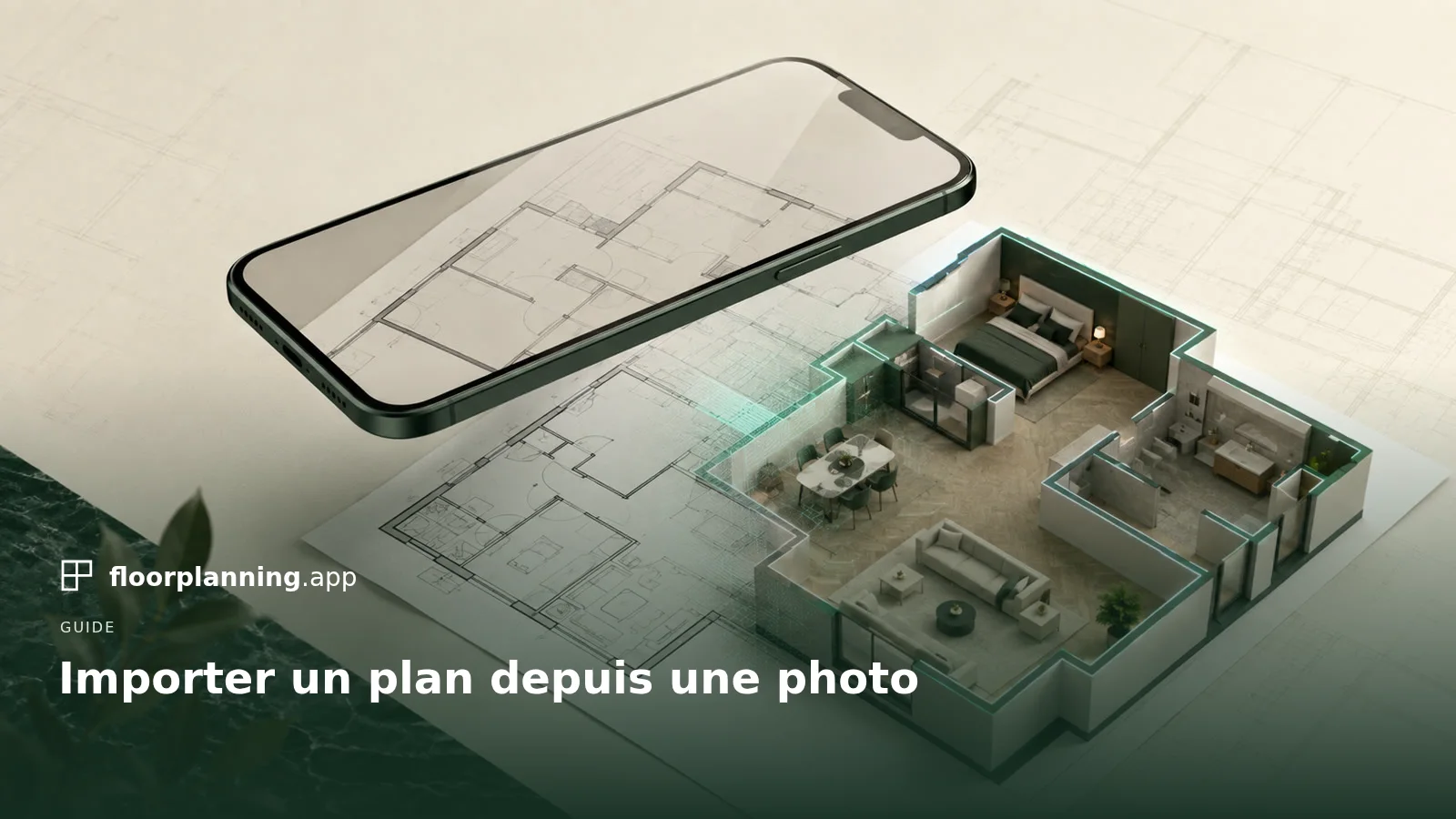 Importer un plan depuis une photo