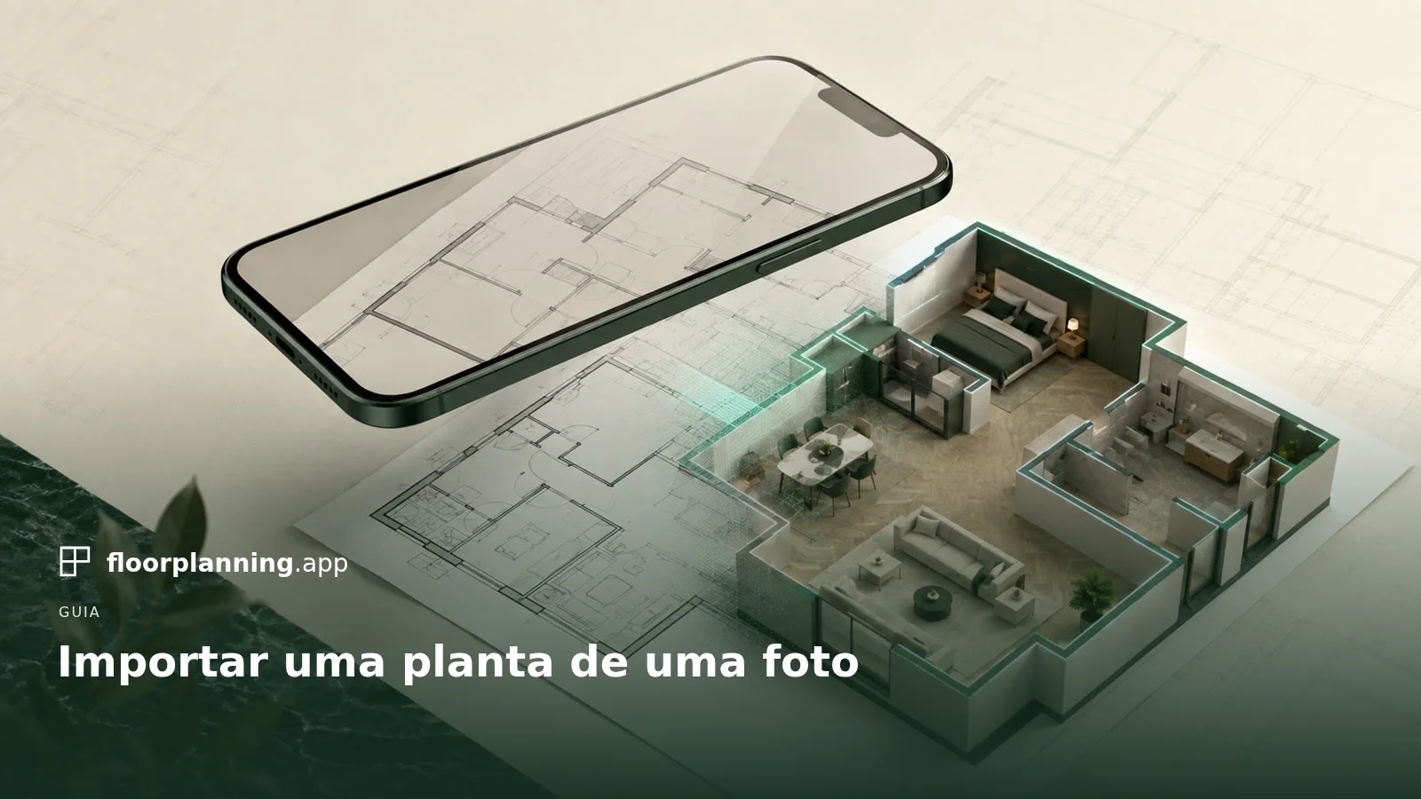 Digitalize sua planta a partir de uma foto
