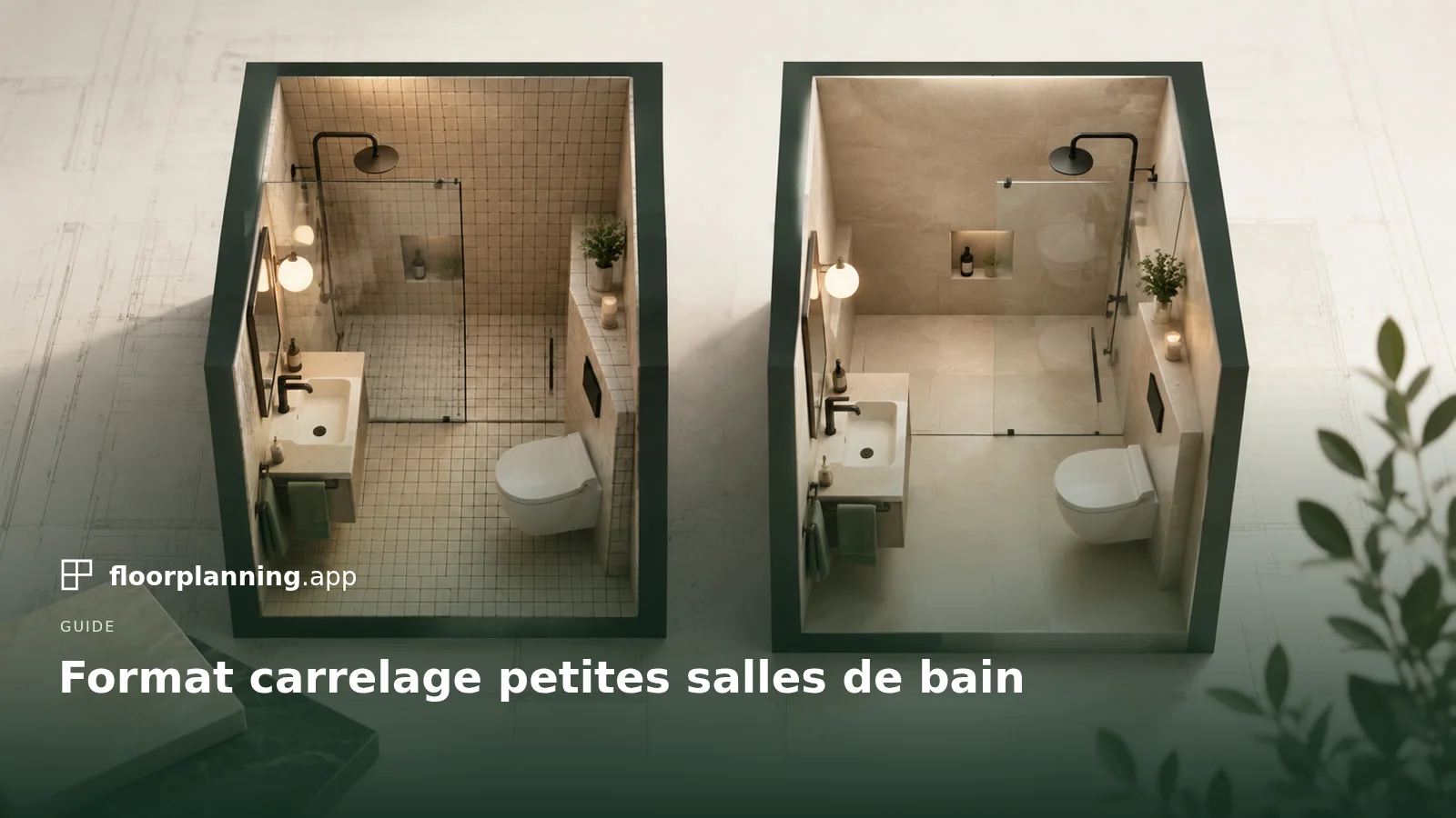 Petite salle de bains de moins de 5 m² : quel format paraît plus grand ?