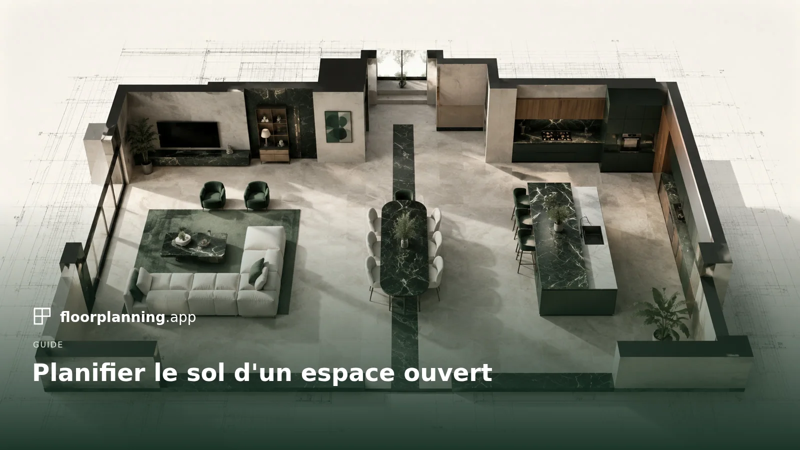 Espace salon-salle à manger ouvert : pose continue ou séparée ?