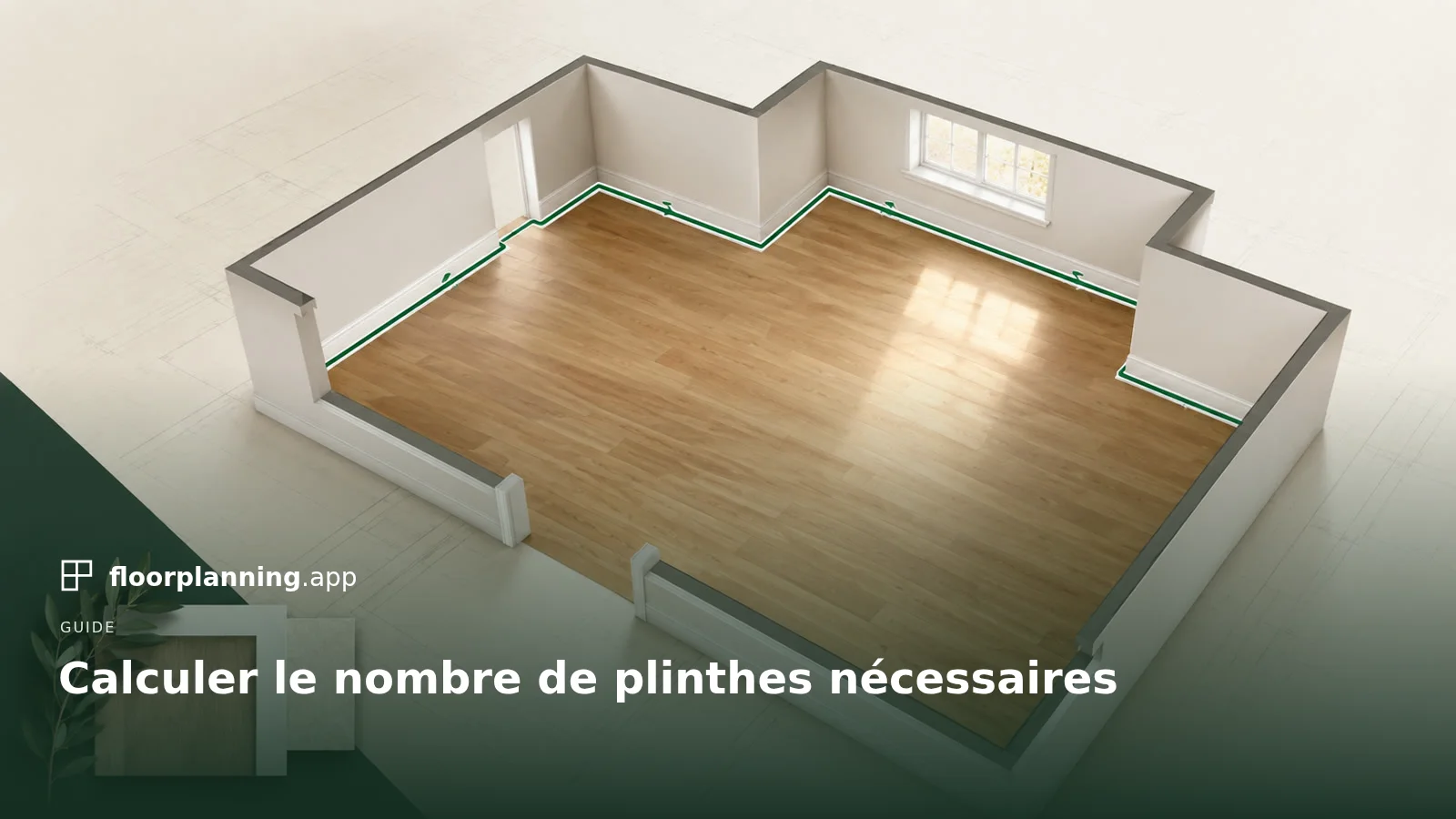 Calculer plinthes et profils de bord