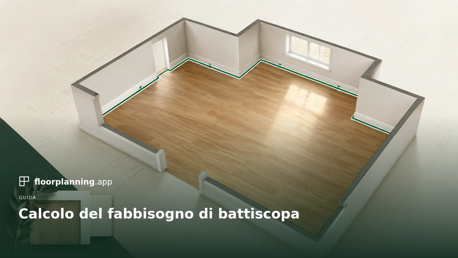 Calcolare battiscopa e profilo perimetrale