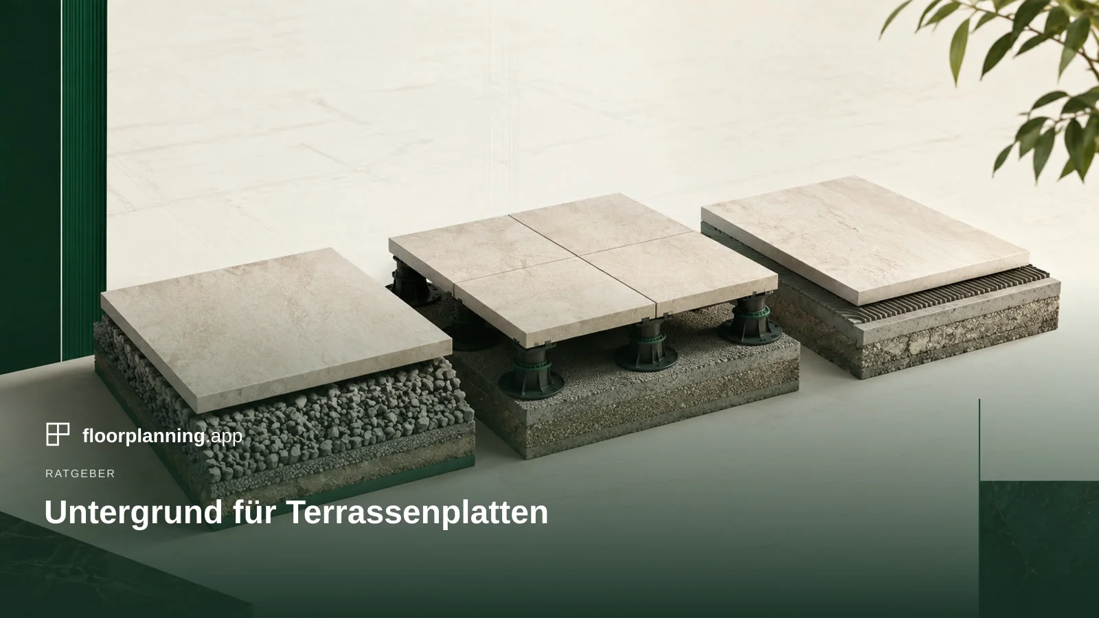 Terrassenplatten verlegen: Splitt, Stelzlager oder Mörtel?