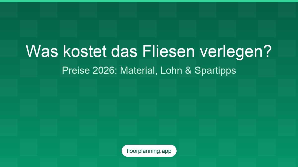 Titelbild: Kosten für das Fliesen verlegen