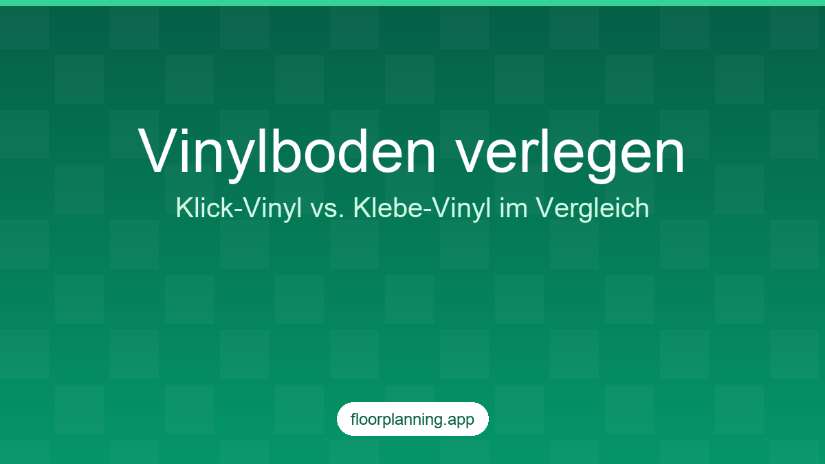 Titelbild: Vinylboden verlegen im Vergleich