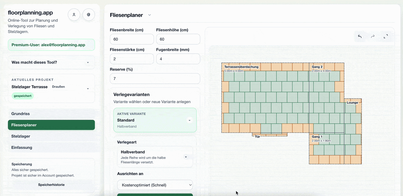 Tile Material Calculator